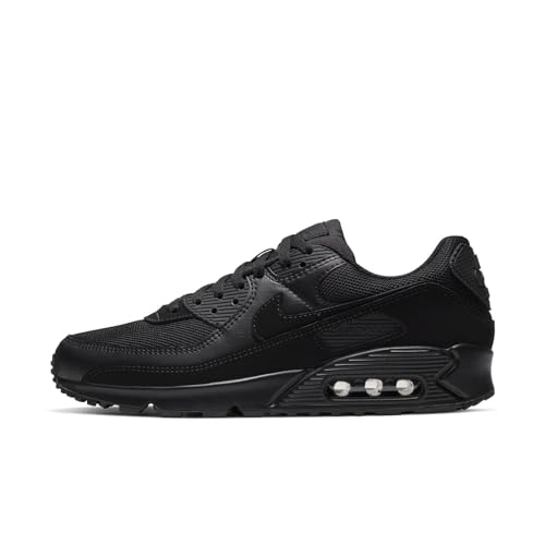 Nike Herren Air Max 90 Sneaker, Black Black Black White, 44.5 EU von NIKE