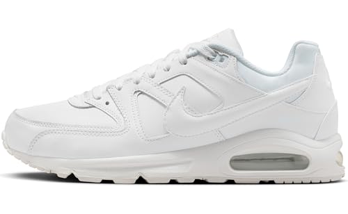 Nike Herren Air Max Command Leather Sneakers, Weiß (White/White-Metallic Silver), 44.5 EU von Nike