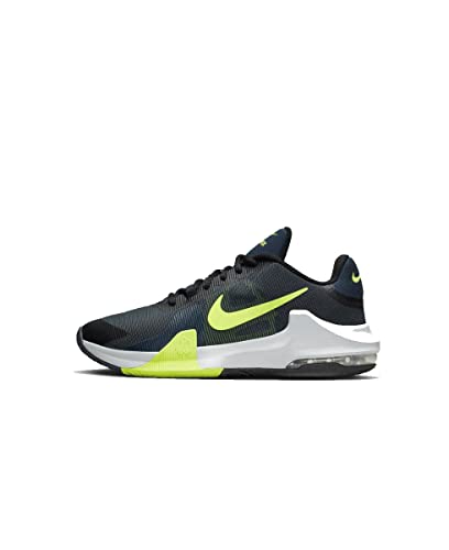 Nike Herren Air Max Impact 4 Sneaker, Schwarz Volt Armory Navy Pure Platinum, 45 EU von Nike
