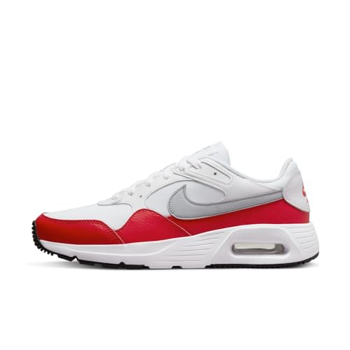 Nike Herren Air Max Sc Sportschuh, White Wolf Grey University Red, 40.5 EU von Nike