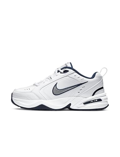 Nike Herren Air Monarch Iv Fitnessschuhe, Weiß Midnight Navy Metallic Silver, 43 EU Nike Herren Air Monarch Iv Fitnessschuhe, Weiß Midnight Navy Metallic Silver, 43 EU von Nike