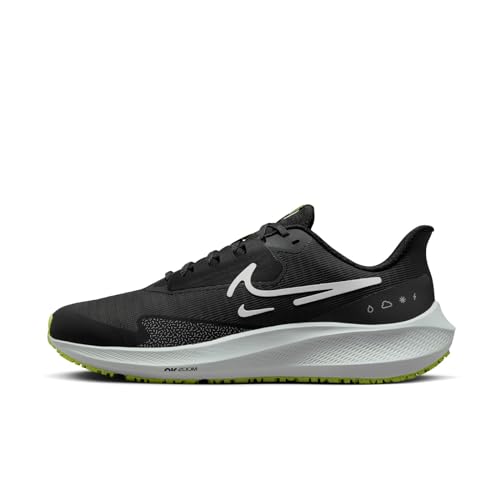 Nike Herren Air Zoom Pegasus 39 Shield Sneaker, Black/White-DK Smoke Grey-Volt, 48.5 EU von Nike