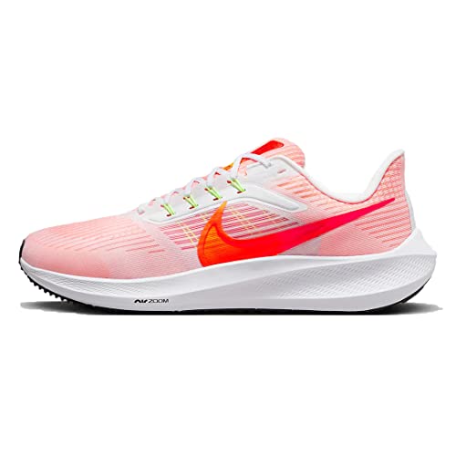 Nike Herren Air Zoom Pegasus 39 Sneaker, White Total Orange Bright Crimson Black, 40.5 EU von Nike