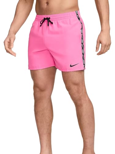 Nike Herren-Badehose, Modell Logo Tape Lap NESSE559 (Fuchsia, S), fuchsia, Small von Nike