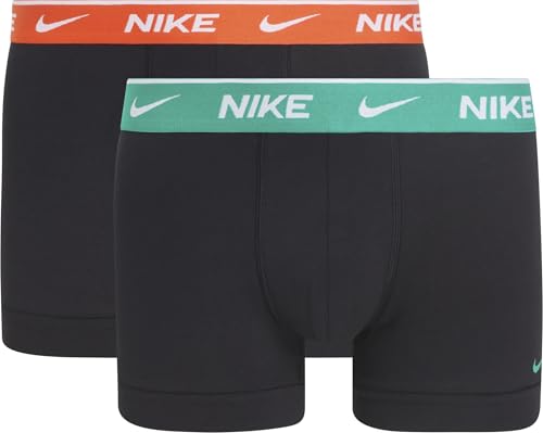 Nike Herren-Boxershorts, 2 Stück, Baumwolle, mehrfarbig, L Nike Herren-Boxershorts, 2 Stück, Baumwolle, mehrfarbig, L von Nike