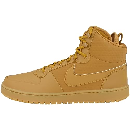 Nike Herren Court Borough Mid Winter Fitnessschuhe, Mehrfarbig (Wheat/Wheat/Black/Gum Light Brown 700), 42.5 EU von Nike