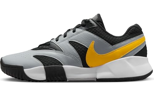 Nike Herren Court LITE 4 Cly Tennisschuh, Black/Laser Orange-Wolf Grey-White, 46 EU von Nike