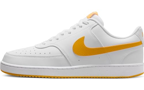 Nike Damen Court Vision Low Next Nat Sneaker, White/University Gold, 40.5 EU Nike Damen Court Vision Low Next Nat Sneaker, White/University Gold, 40.5 EU von Nike