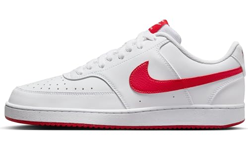 Nike Damen Court Vision Low Next Nat Sneaker, White University Red, 45,5 EU von Nike