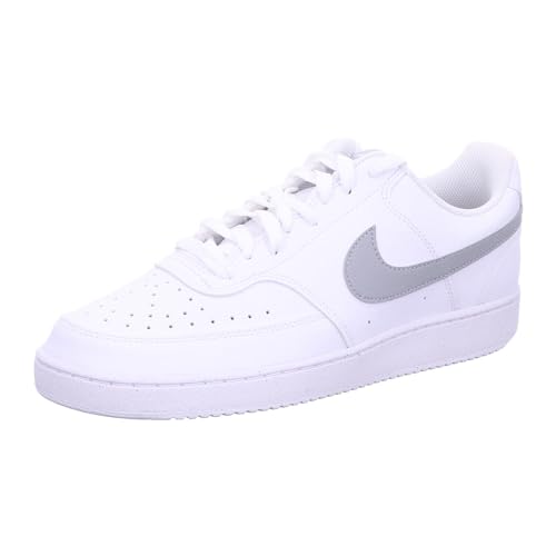 Nike Herren Court Vision Lo Nn Low Top Schuhe, White/Lt Smoke Grey-White, 45.5 EU von Nike