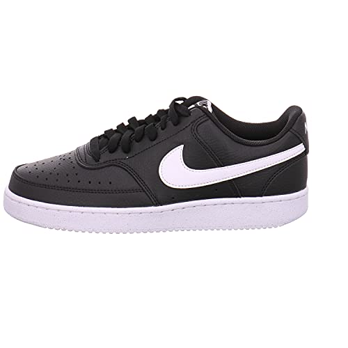 Nike Herren Court Vision Low Next Nature Sneaker, Schwarz Weiß, 49.5 EU von Nike