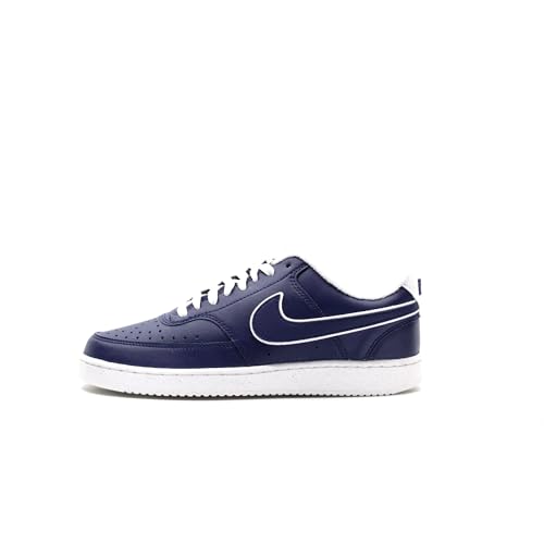 Nike Herren Court Vision Lo Sneaker, Midnight Navy/Midnight Navy, 46 EU von Nike