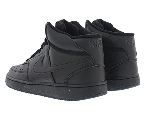 Nike Herren Court Vision Mid Next Nature Sneaker, Black/Black-Black, 43 EU von Nike