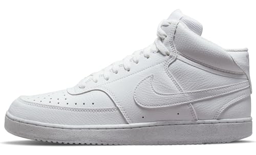 Nike Herren Court Vision Mid Wanderschuh, White, 41 EU von Nike