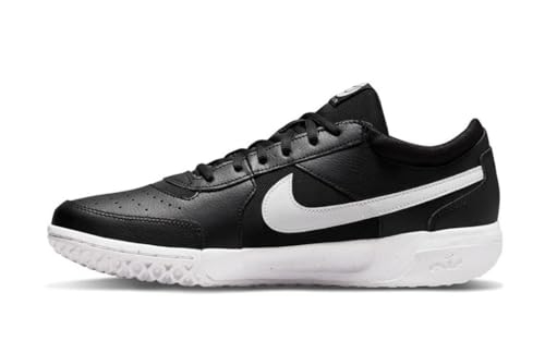 Nike Herren Court Zoom Lite 3 Sneaker, Black White, 45.5 EU von Nike