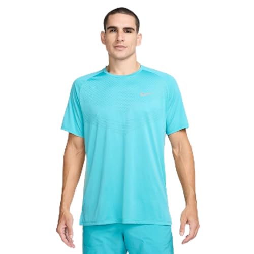Nike Herren Dfadv Stride Ss Sweatshirt, Dusty Cactus/Reflective Silv, M von Nike