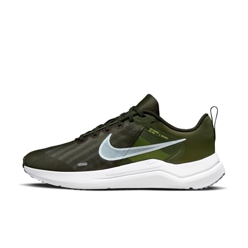 Nike Herren Downshifter 12 Sneaker, Cargo Khaki/Glacier Blue-Sequoia, 43 EU von Nike
