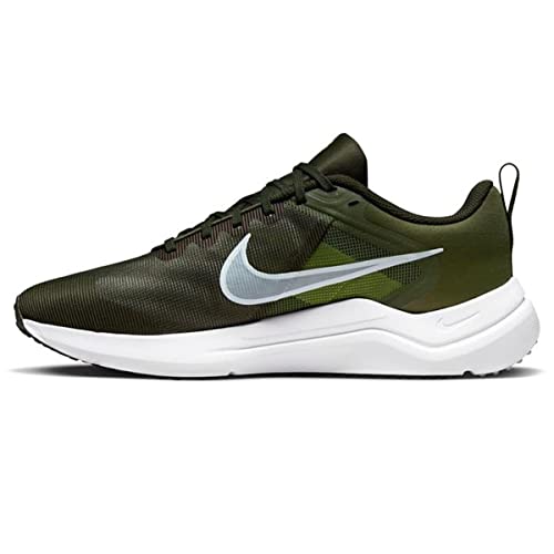 Nike Herren Downshifter 12 Sneaker, Cargo Khaki/Glacier Blue-Sequoia, 46 EU von Nike