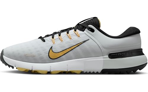 Nike Herren Free Golf NN Golfschuh, Weiß/Schwarz/Pure Platinum/Topaz Gold, 49.5 EU Nike Herren Free Golf NN Golfschuh, Weiß/Schwarz/Pure Platinum/Topaz Gold, 49.5 EU von Nike