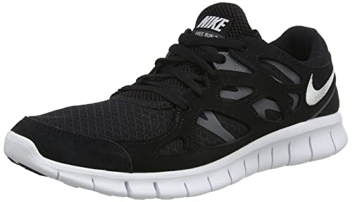 Nike Herren Free Run 2 Laufschuh, Black White Dark Grey, 41 EU von Nike