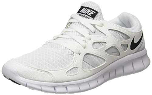 Nike Herren Free Run 2 Laufschuh, White Metallic Gold Wolf Grey, 42.5 EU von Nike