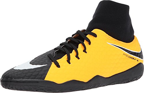 Nike Herren Hypervenom X Phelon 3 Dynamic Fit IC Fußballschuhe, Laser Orange Black Black von Nike