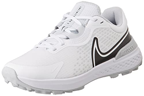 NIKE Herren Infinity Pro 2 Sneaker, Weiß/Schwarz-Pure-Platin-Wolf grau, 37.5 EU von Nike