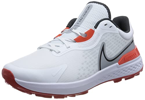 NIKE Herren Infinity Pro 2 Sneaker, Weiß/schwarz-Wolf grau-Picante rot, 37.5 EU von Nike