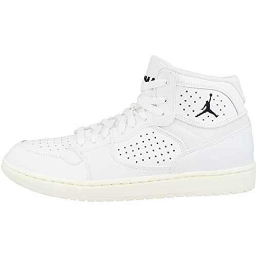 Nike Herren Jordan Access Hohe Sneaker, Mehrfarbig (White/White-Pale Ivory-Metallic Gold 100), 41 EU von Nike