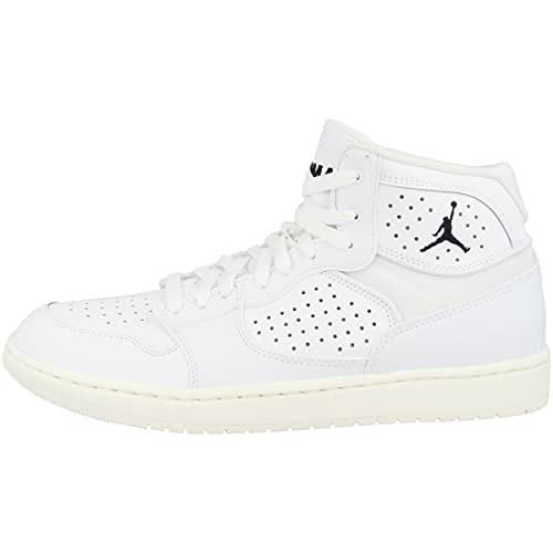 Nike Herren Jordan Access Hohe Sneaker, Mehrfarbig (White/White-Pale Ivory-Metallic Gold 100), 44.5 EU von Nike