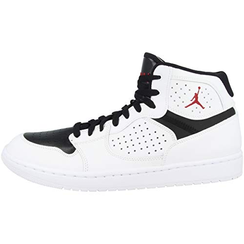 Nike Herren Jordan Access Running Shoe, Weiss/Gym Red-Schwarz, 42.5 EU von Nike