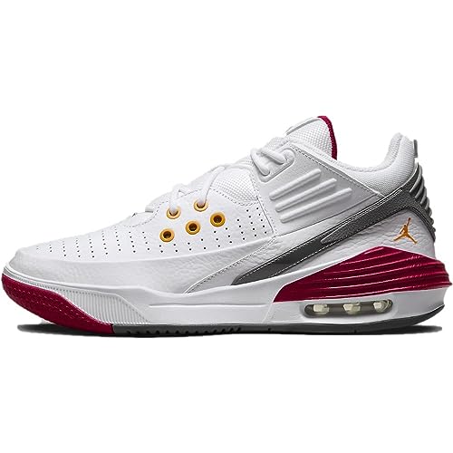 Nike Herren Jordan Max Aura 5 Basketballschuh, White/Vivid Orange-Cardinal Re, 43 EU Nike Herren Jordan Max Aura 5 Basketballschuh, White/Vivid Orange-Cardinal Re, 43 EU von Nike