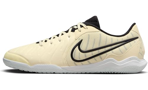 Nike Herren Legend 10 Academy Ic Fußballschuhe, Lemonade/Black-MTLC Gold Coin, 44.5 EU von Nike