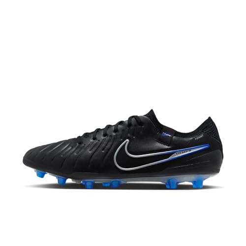 Nike Herren Legend 10 Elite Ag-Pro Fußballschuh, Schwarz Blau Black Chrome Hyper Royal, 42.5 EU von Nike