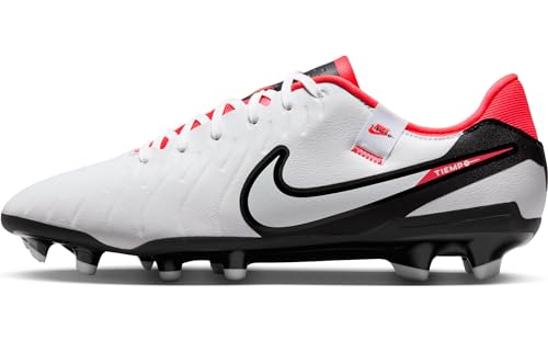 Nike Herren Legend 10 Fussballschuh, White/Black-Bright Crimson, 44 EU von Nike