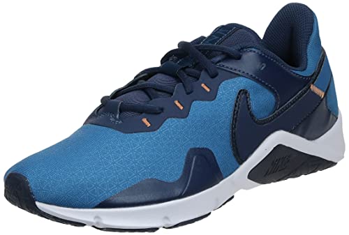 Nike Herren Legend Essential 2 Walking-Schuh, Dk Marina Blue/Midnight Navy-O, 44.5 EU von Nike