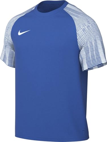 NIKE Herren M NK DF Academy JSY SS T-Shirt, blau-weiß, M von Nike