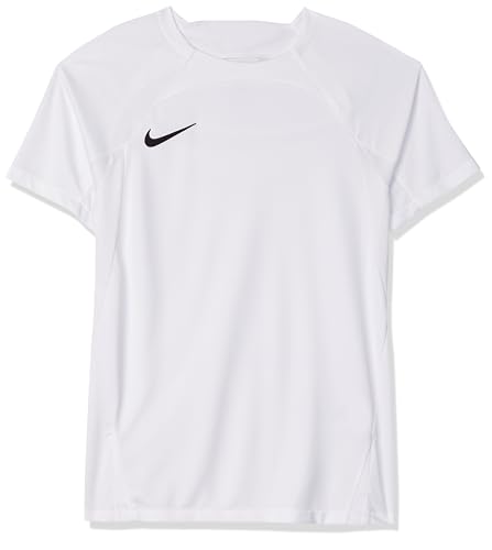 NIKE Herren M NK DF STRKE III JSY SS T-Shirt, White/White/White/Black, S von Nike