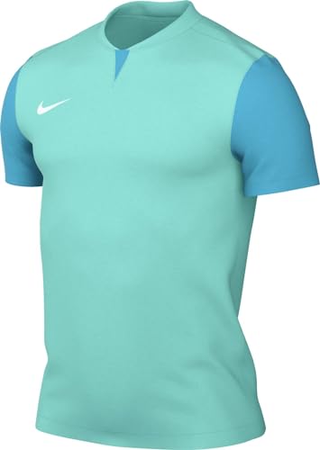 NIKE Herren M NK DF Trophy V JSY SS T-Shirt, Hyper Turq/Chlorine Blue/White, L von Nike