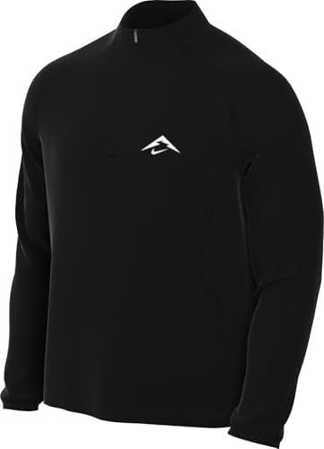 Nike Herren M Nk Df Trail Midlayer Hz, Black/Summit White, L von Nike