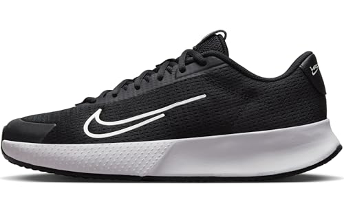 Nike Herren M Vapor Lite 2 Cly Tennisschuh, Black/White, 43 EU von Nike