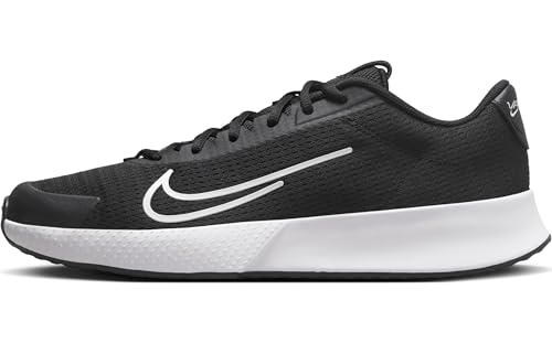 Nike Herren M Vapor Lite 2 Hc Tennisschuh, Schwarz Weiß, 37.5 EU von Nike