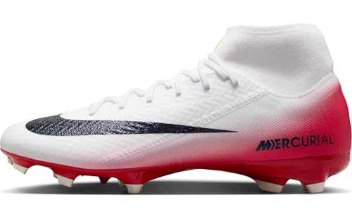 Nike Herren Mercurial Superfly 10 Academy LV8 High-Top Verschiedene Böden Fußballschuh, University Red/Dark Obsidian, 42.5 EU von Nike