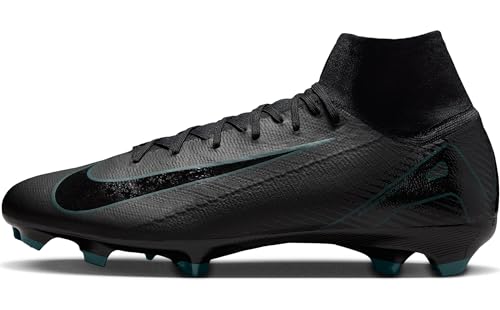 Nike Herren Mercurial Superfly 10 Club normalen Rasen High-Top-Fußballschuh, Black/Black-Deep Jungle, 44 EU von Nike