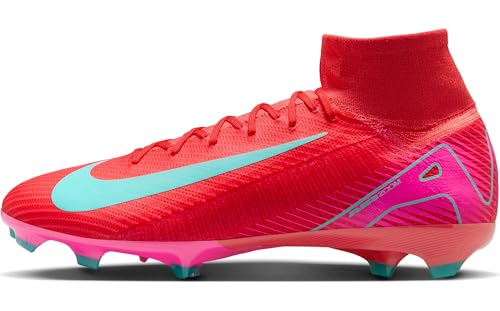 Nike Unisex Zoom Superfly 10 Pro FG Fußballschuh, Ember Glow/Aurora Green, 42.5 EU von Nike