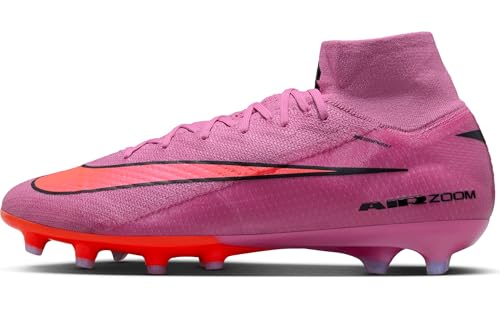 Nike Herren Mercurial Superfly 10 Elite AG-Pro High-Top Fußballschuh, Magic Flamingo/Total Crimson/Schwarz, 47.5 EU von Nike