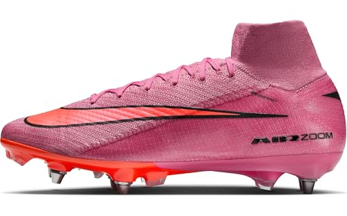 Nike Herren Mercurial Superfly 10 Elite SG-Pro High-Top Fußballschuh, Magic Flamingo/Black-Total Crimson, 40 EU von Nike