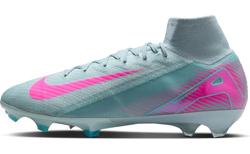 Nike Herren Mercurial Superfly 10 Elite normalen Rasen High-Top-Fußballschuh, Ocean Cube/Pink Blast, 42 EU Nike Herren Mercurial Superfly 10 Elite normalen Rasen High-Top-Fußballschuh, Ocean Cube/Pink Blast, 42 EU von Nike