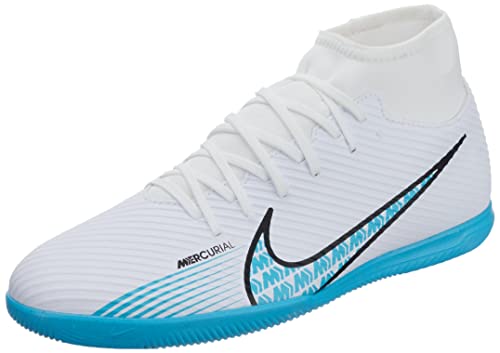 Nike Herren Mercurial Superfly 9 Club Ic Sneaker, Weiß Baltischblau Rosa Explosion, 44.5 EU Nike Herren Mercurial Superfly 9 Club Ic Sneaker, Weiß Baltischblau Rosa Explosion, 44.5 EU von Nike