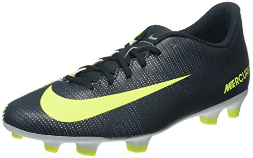 Nike Herren Mercurial Vortex Iii Cr7 Fg Fußballschuhe, Schwarz (Seaweed/Volt/Hasta/White/Mtlc Silver), 46 EU von Nike